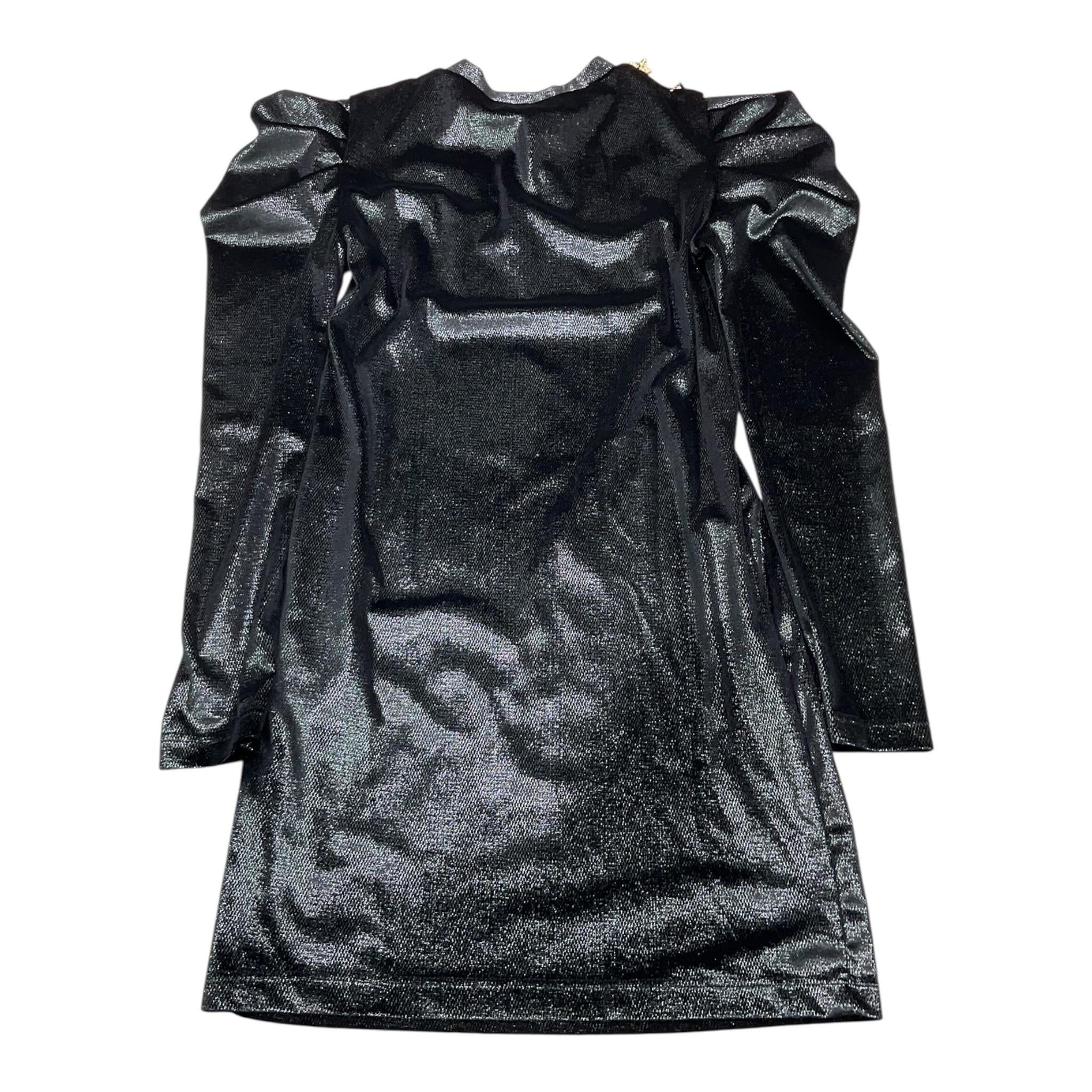 MARC ELLIS abito manica lunga tinta unita in velluto Nero per Bambina JMJDR00108X NERO MARC ELLIS 