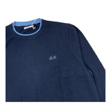 Sun68 Maglia Girocollo Tinta Unita per Bambino K35309S37 BLU SUN68 