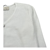 J.O. Milano Cardigan Tinta Unita Scollo A V per Neonato 573Z2 BIANCO J.O. MILANO 