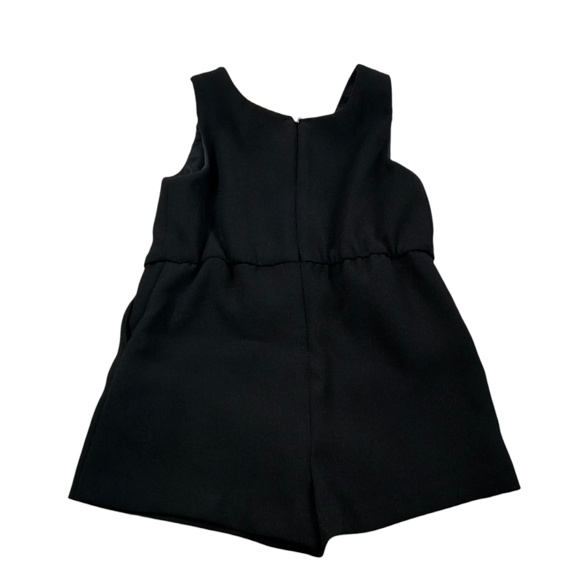 Elisabetta Franchi Tuta Intera Tinta Unita Giromanica  per Neonata EGTA006N NERO ELISABETTA FRANCHI 