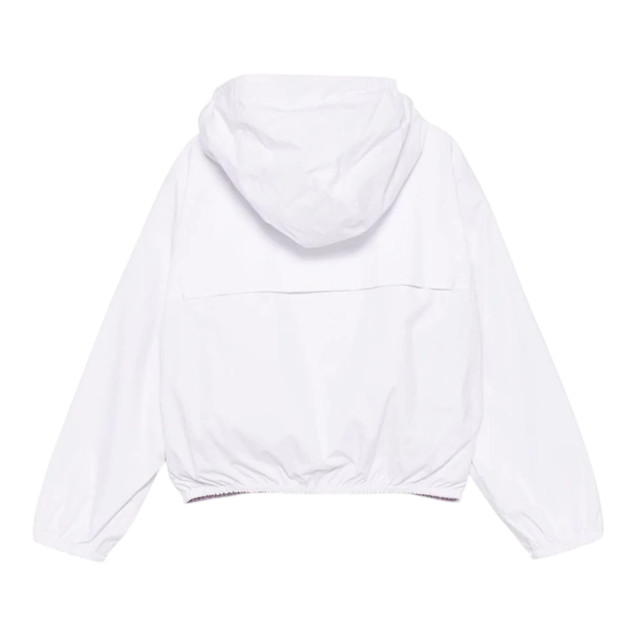 K-Way Giubbino Reversibile Bicolore per Bambina K41337WXX BIANCO/ROSA K-WAY 