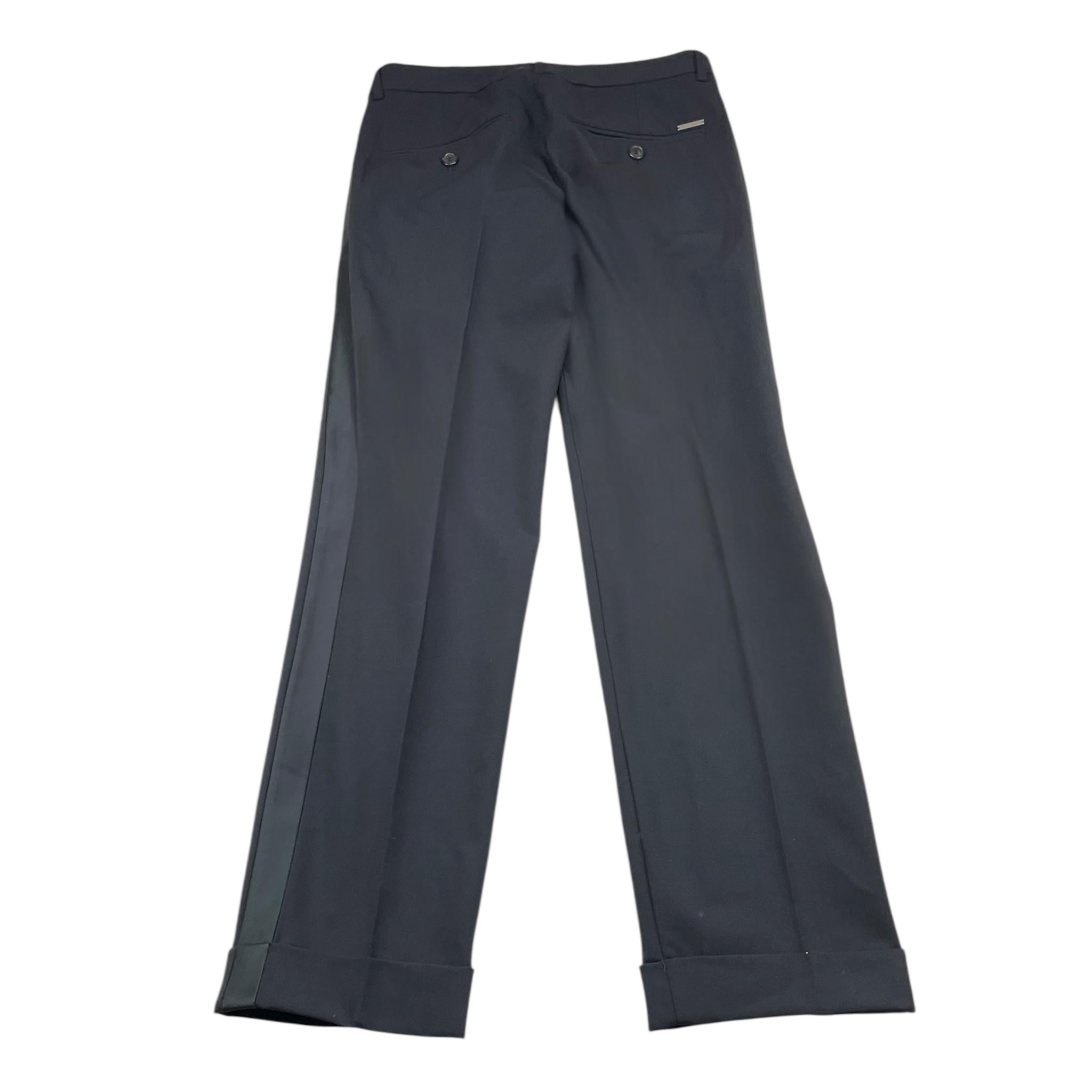 Dsquared2 Pantalone Tinta Unita con Girovita Regolabile per Bambino DQ1S2 NERO DSQUARED2 