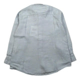 Il Gufo Camicia Manica Lunga Tnta Unita Collo Coreano per Bambino P25CL110L6006 AZZURRO IL GUFO 