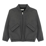 VICOLO giubbino tinta unita con zip Grigio per Bambina 3141O00079 GRIGIO VICOLO 