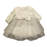 LALALU' abito manica lunga con gonna tulle Panna per Neonata VTL08N PANNA LALALU' 