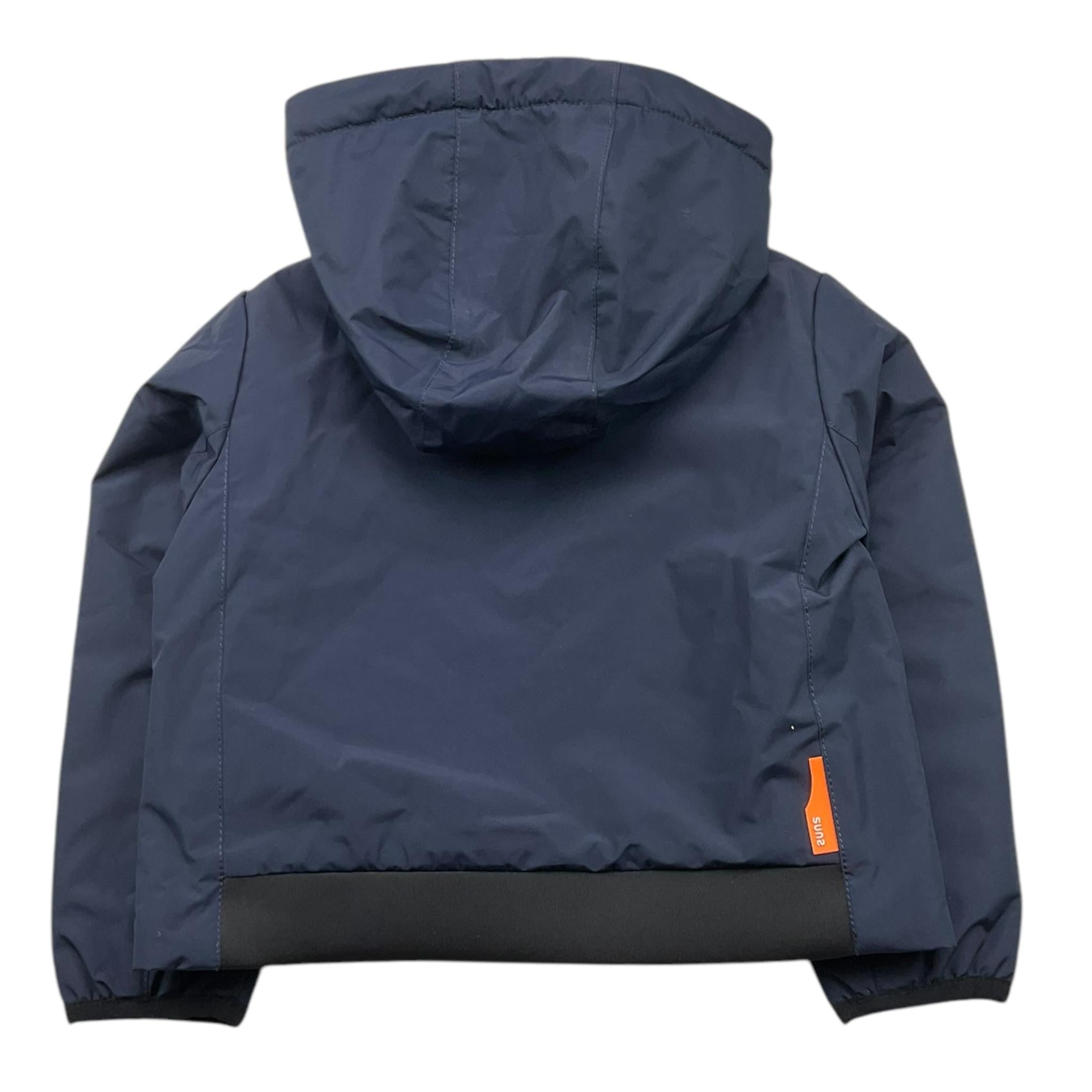 SUNS  giubbino tinta unita con cappuccio Blu per Neonato GBS5338UB BLU SUNS 