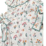 Babidu Pagliaccetto Tinta Unita con Stampa per Neonata 31408 BIANCO BABIDU 