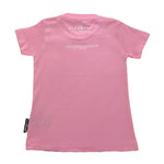 John Richmond T-Shirt Girocollo Tinta Unita con Stampa per Bambina RIP25002TSJ ROSA JOHN RICHMOND 