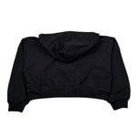 Dixie Felpa con Zip E Cappuccio Tinta Unita per Bambina LK04042G74 NERO DIXIE 