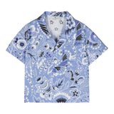 Etro Camicia Mezza Manica con Fantasia per Bambino GU5P01X AZZURRO ETRO 