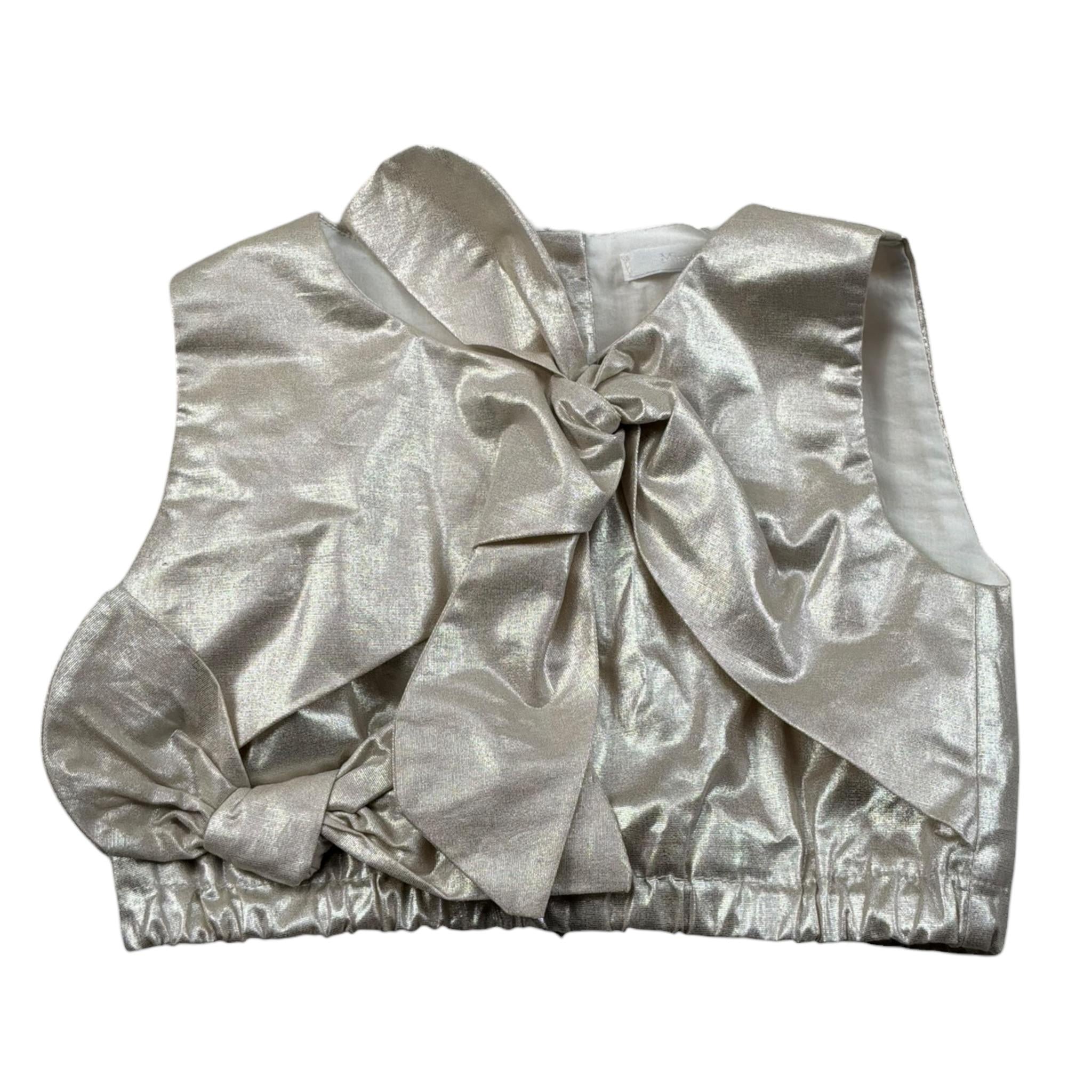 Miss Grant Top Giromanica Tinta Unita per Neonata MG1320 ORO MISS GRANT 