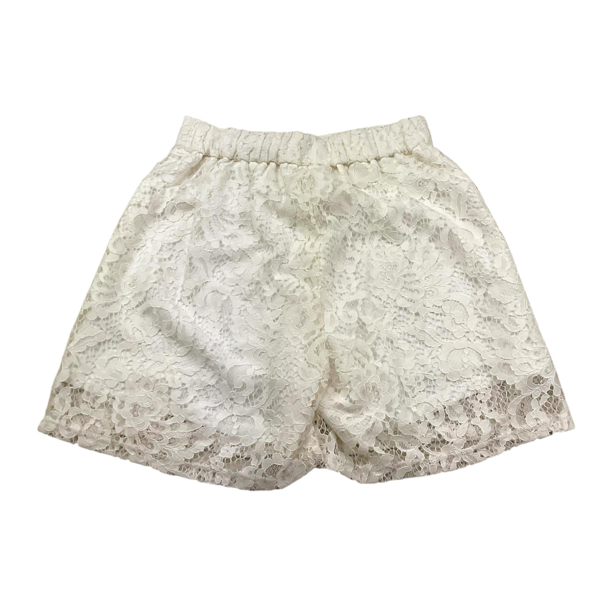 Janice Short Tinta Unita Traforato per Bambina JN708R BIANCO JANICE 