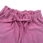 Malvi & Co Short Tinta Unita con Elastico In Vita per Bambina S25M032SHLC ROSA MALVI & CO 