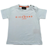 John Richmond T-Shirt Girocollo tinta unita con Stampa Azzurro per Neonato RIP25014TSXXXX AZZURRO JOHN RICHMOND 