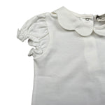 J.O. Milano Body Mezza Manica tinta unita Panna per Neonata 571X1 PANNA J.O. MILANO 