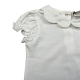 J.O. Milano Body Mezza Manica tinta unita Panna per Neonata 571X1 PANNA J.O. MILANO 