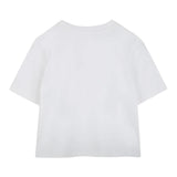 Marc Jacobs T-Shirt Girocollo Tinta Unita con Stampa per Neonata W60463 BIANCO MARC JACOBS 
