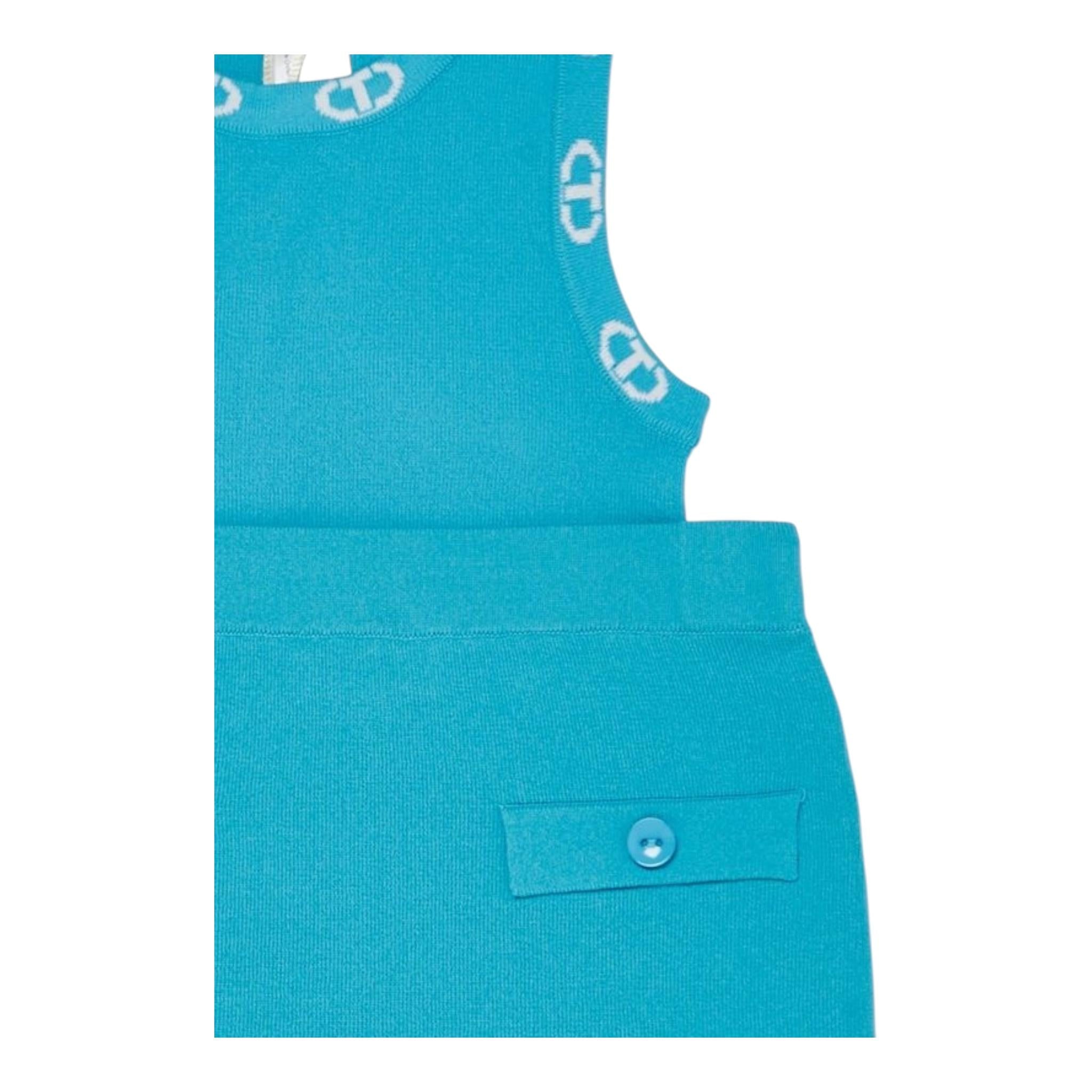 Twinset Completo 2 Pezzi Gonna-Canotta per Bambina 241GJ3011 AZZURRO TWINSET 