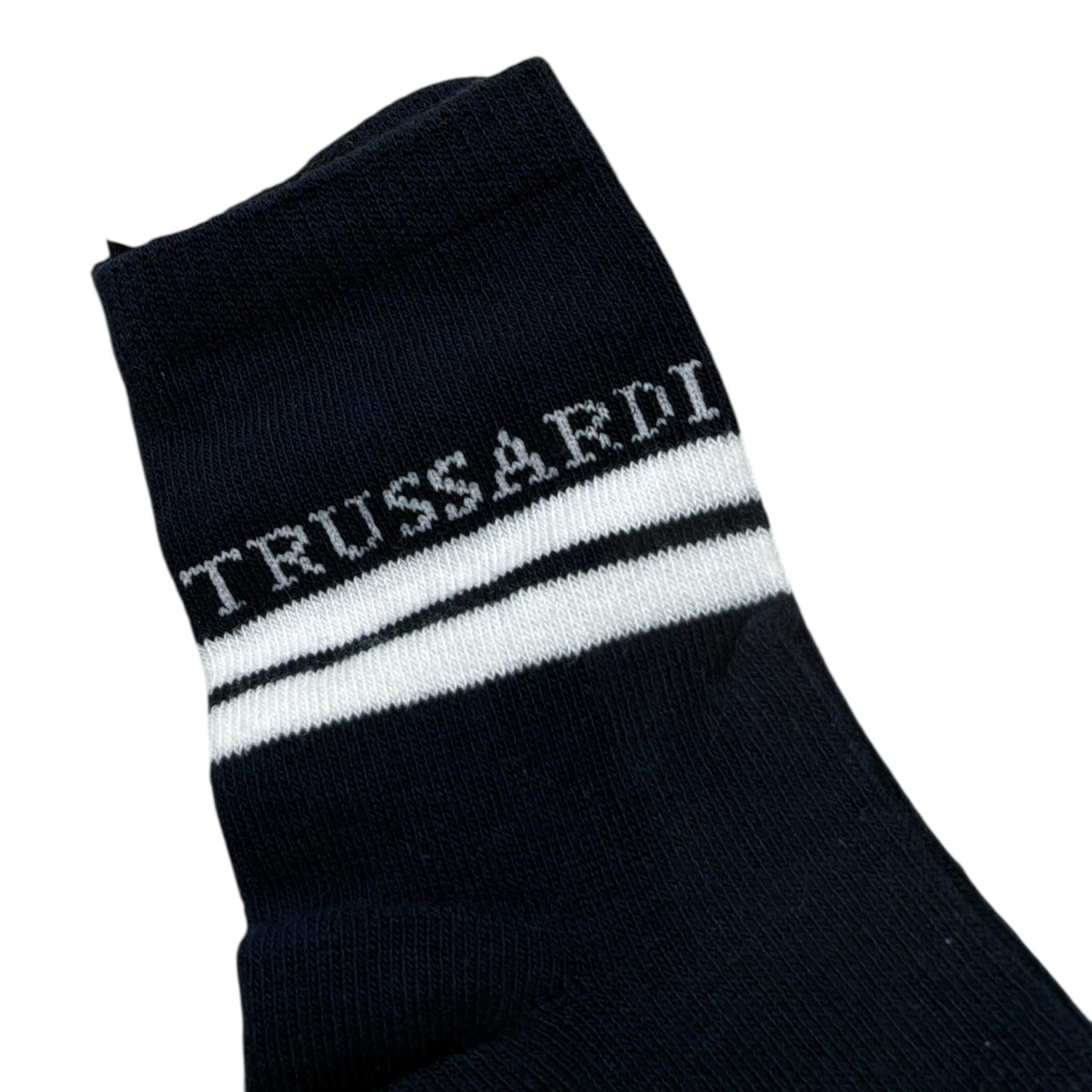 calzini tinta unita con logo JDJEJJE BLU TRUSSARDI 