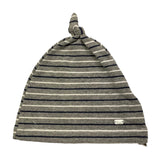 NINNAOH cappello tinta unita con fantasia a righe Grigio per Neonato I22207 GRIGIO NINNAOH 