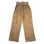 Manila Grace Pantalone Tinta Unita Modello Palazzo per Bambina MG2868 BEIGE MANILA GRACE 