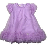 Liu Jo Abito Mezza Manica Tinta Unita con Tulle per Neonata HA5032 GLICINE LIU JO 