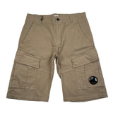 C.P. Company Bermuda Tinta Unita con Girovita Regolabile per Bambino CMQ005 BEIGE C.P. COMPANY 