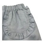 La Stupenderia Short Tinta Unita con Elastico In Vita per Bambina TJBR74 AZZURRO LA STUPENDERIA 