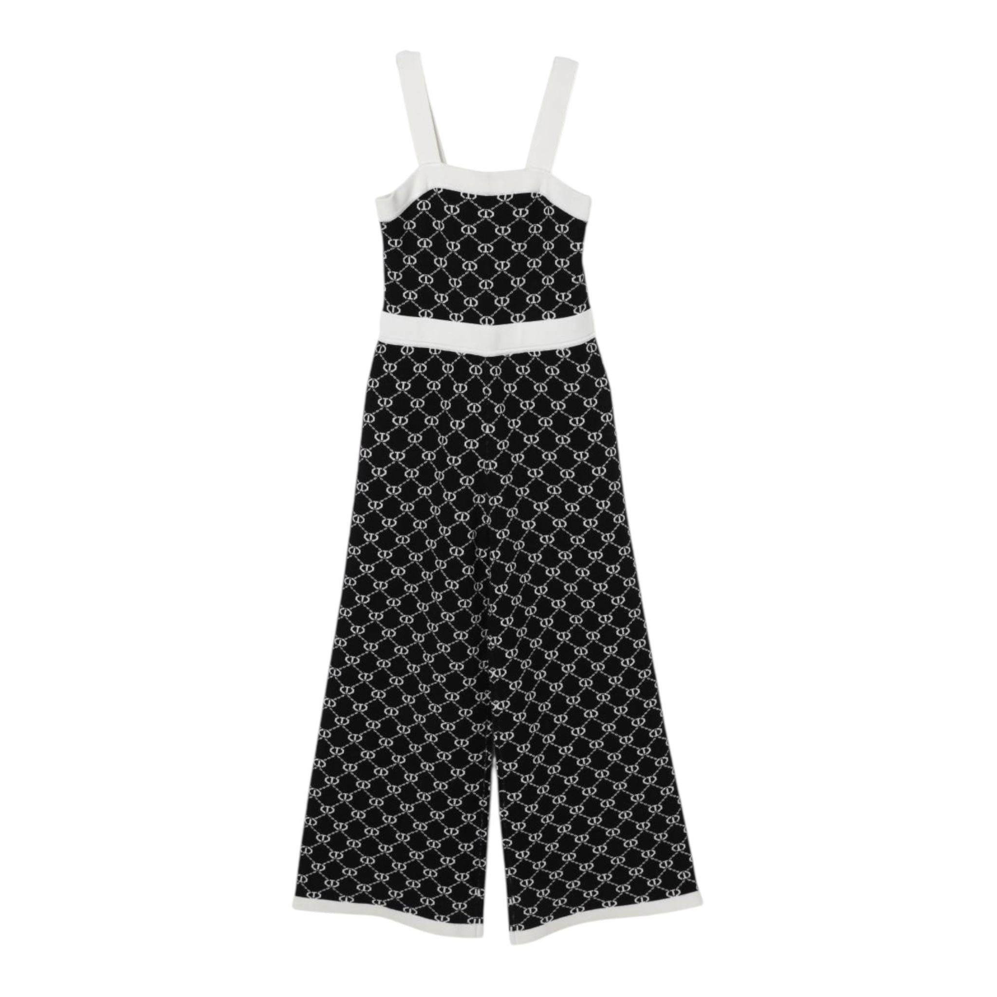 Twinset Tuta Intera Tinta Unita Logata per Bambina 251GJ3QX3 NERO TWINSET 