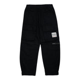 MSGM pantalone tinta unita con elastico in vita Nero per Bambino N21763 NERO MSGM 