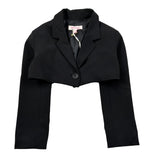 Imperial Giacca Tinta Unita Modello Crop per Bambina JB19132G75 NERO IMPERIAL 