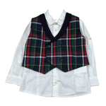 Aletta Completo 2 Pezzi Gilet-Camicia per Neonato M220422 BIANCO ALETTA 