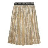 Michael Kors Gonna tinta unita con Elastico In Vita Oro per Bambina R13128 ORO MICHAEL KORS 