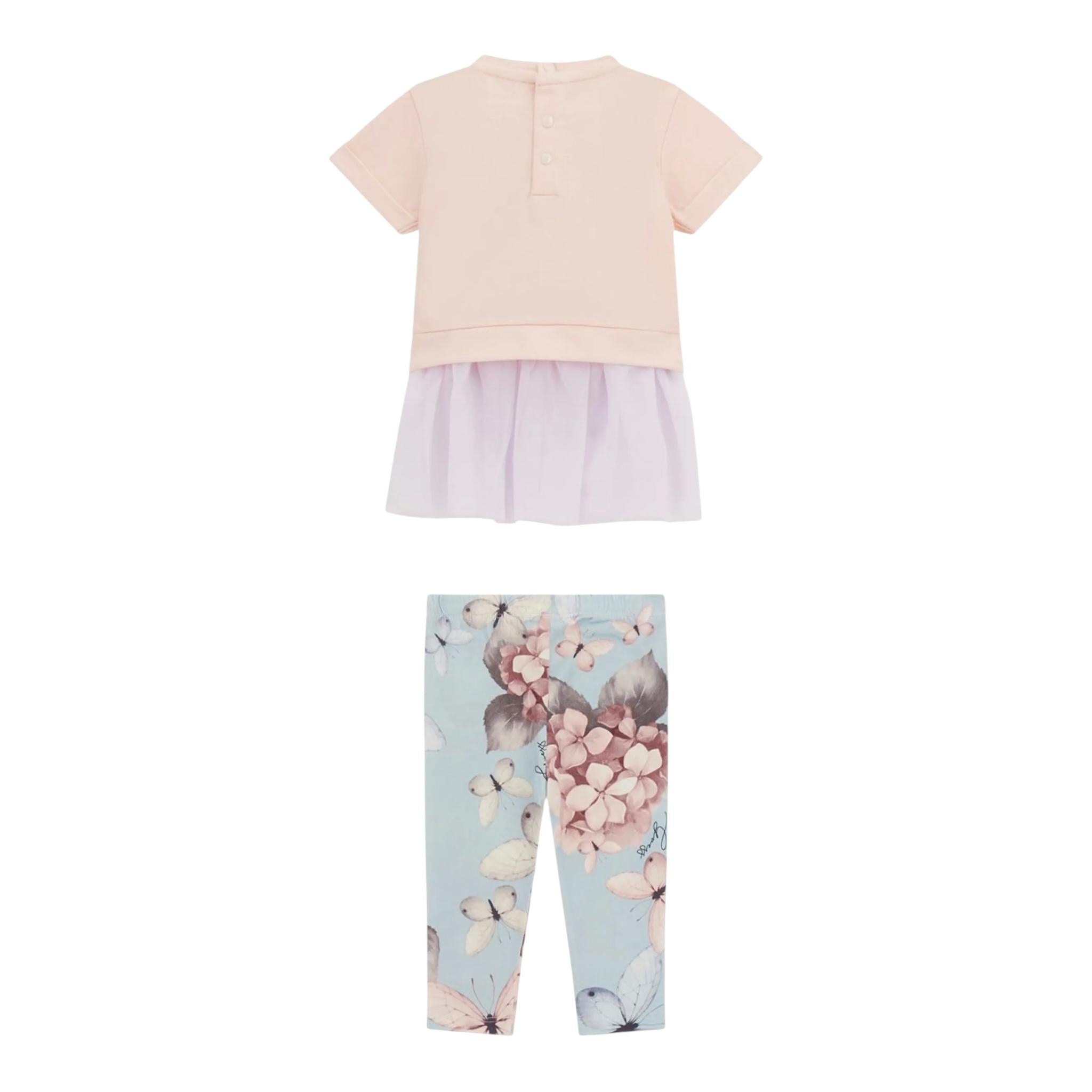 Guess Completi 2 Pezzi T-Shirt-Leggins per Neonata K5RG05KAN04N ROSA GUESS 