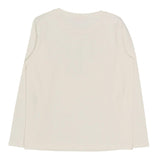 Liu Jo Shirt Girocollo Tinta Unita con Stampa Brillantinata per Bambina GF4093J BIANCO LIU JO 