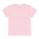 Moschino T-Shirt Girocollo Tinta Unita con Orso per Neonata MUM04AX ROSA MOSCHINO 