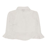 Twinset Set Camicia-Canotta Tinta Unita Traforata per Bambina 251GJ2QR0 BIANCO TWINSET 