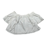 Fun & Fun Top Mezza Manica tinta unita Bianco per Bambina FNJSH11378 BIANCO FUN & FUN 