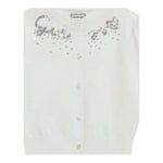 Guess Cardigan Tinta Unita con Paillettes per Bambina K5RR03Z3820X BIANCO GUESS 