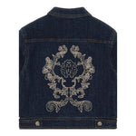 ROBERTO CAVALLI giubbino in denim tinta unita Blu per Bambina TJT42A BLU ROBERTO CAVALLI 