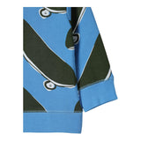 Stella Mccartney Felpa Girocollo Tinta Unita con Stampa per Neonato TW4Q50 COBALTO STELLA McCARTNEY 