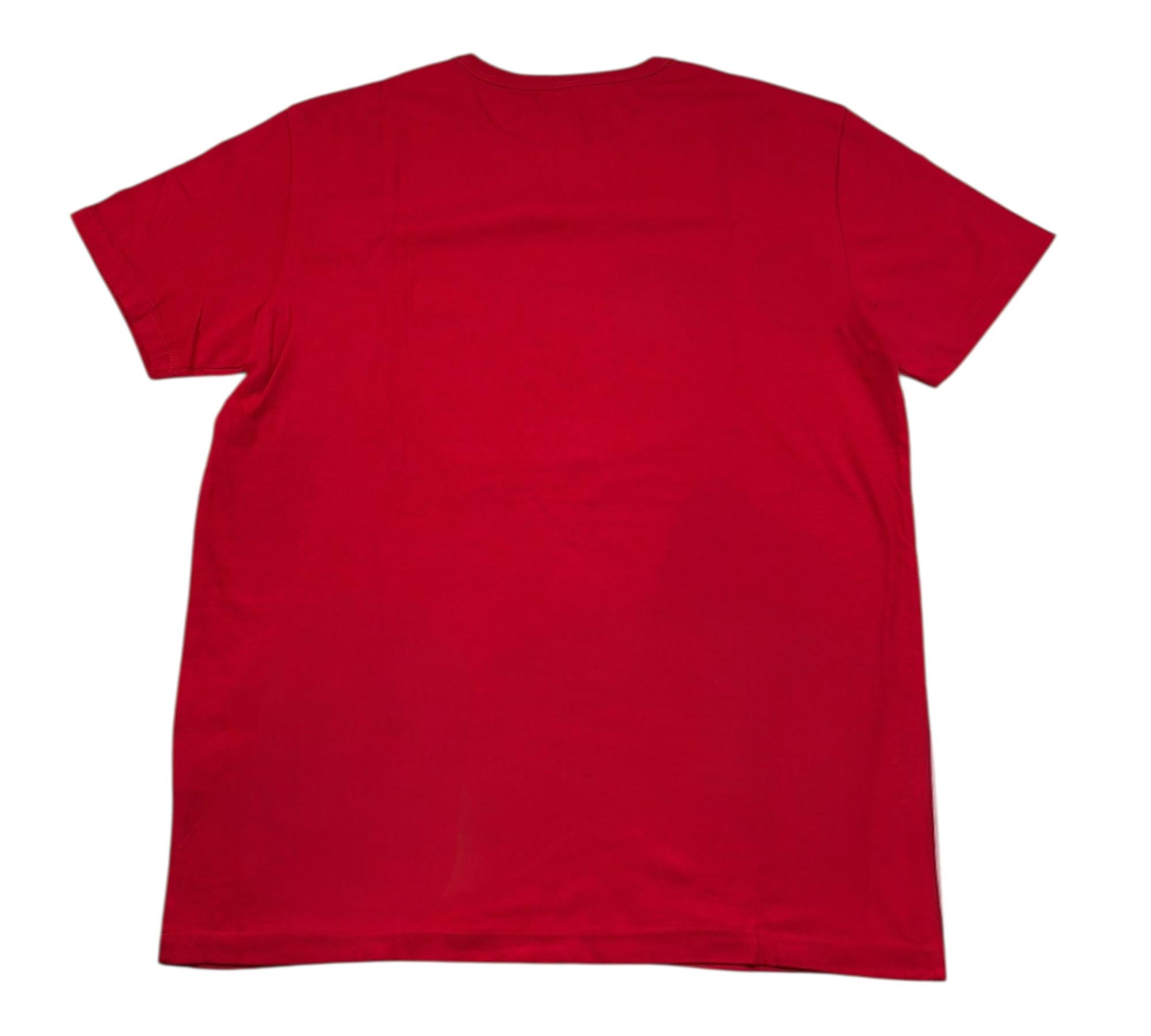 Sun68 T-Shirt Girocollo Tinta Unita con Stampa per Neonato T32305 ROSSO SUN68 