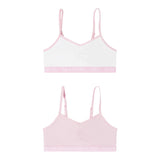 Ralph Lauren Set 2 Top Bicolore per Bambina 4P5017 BIANCO/ROSA RALPH LAUREN 