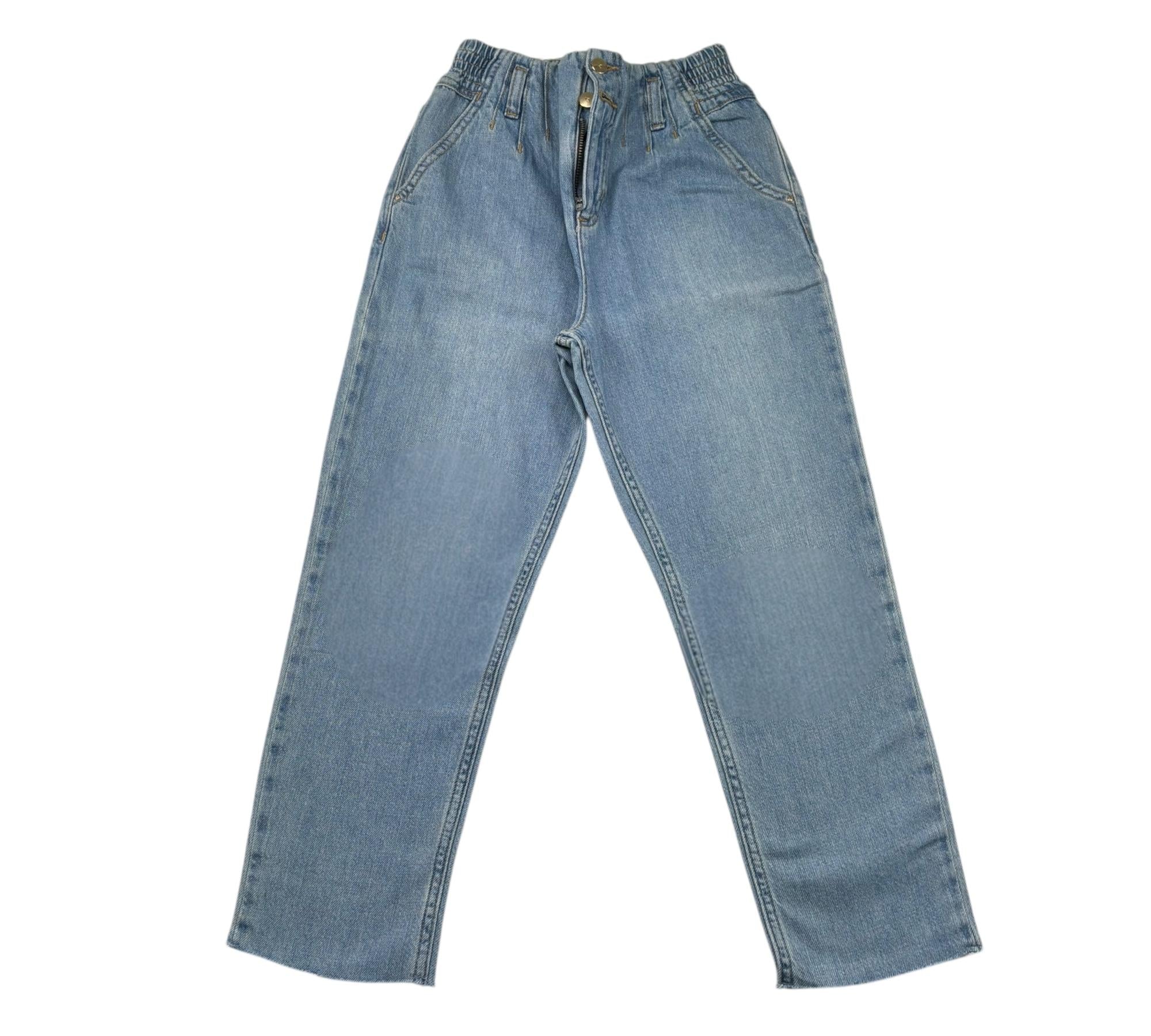 Liu Jo Jeans Tinta Unita con Elastico In Vita per Bambina GA3110 AZZURRO LIU JO 