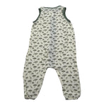 Calamaro Tutina Giromanica Tinta Unita con Stampe per Neonato 32366 PANNA CALAMARO 