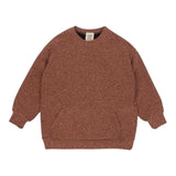 CAFFE' D'ORZO felpa tinta unita lurex girocollo Bronzo per Bambina ZV4A00X BRONZO CAFFE' D'ORZO 