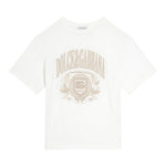 Dolce & Gabbana T-Shirt Girocollo Tinta Unita con Stampa per Bambino L4JTHV BIANCO DOLCE & GABBANA 