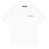 Dsquared2 T-Shirt Girocollo Tinta Unita con Stampa Logo per Bambino BW8P11 BIANCO DSQUARED2 