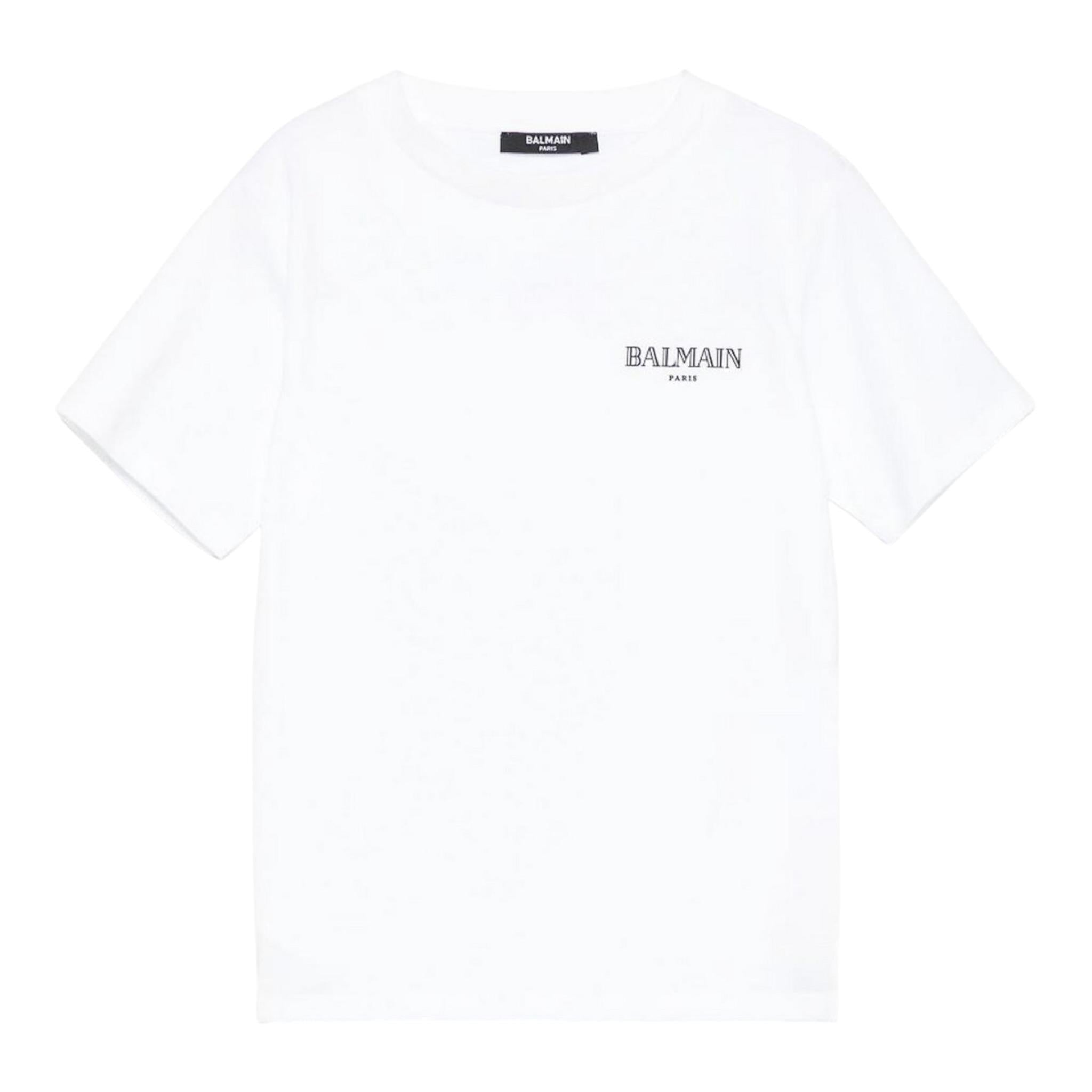 Dsquared2 T-Shirt Girocollo Tinta Unita con Stampa Logo per Bambino BW8P11 BIANCO DSQUARED2 
