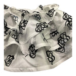 MISS GRANT gonna tinta unita cn balze e stampa fantasia Bianco per Bambina MG1132X BIANCO MISS GRANT 